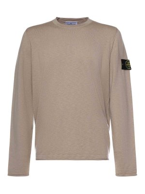 STONE ISLAND: Pull col rond - Pull Col Rond - Camel