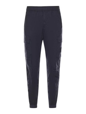 STONE ISLAND: casual trousers - Cotton Canvas Cargo Pants