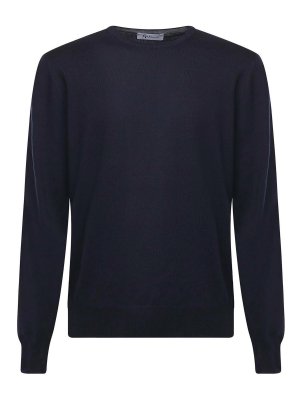 GIULIANO GALIANO: Pull col rond - Pull Col Rond - Bleu