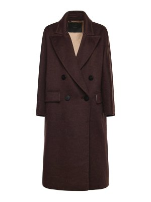 Max Mara: Abrigos semilargos - Abrigo Midi - Marrón