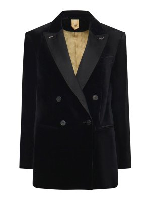 Max Mara: Blazer - Blazer - Negro