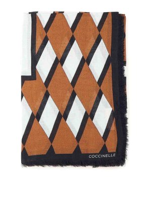 COCCINELLE: scarves - Viscose And Wool Scarf
