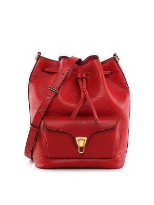 COCCINELLE: shopper - Borsa media in pelle Beat Generation