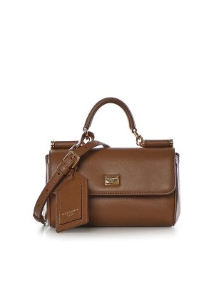 DOLCE & GABBANA: Handtaschen - Shopper - Braun