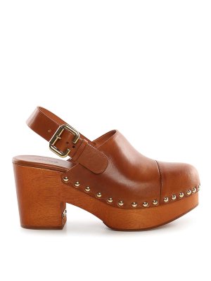 CHLOE': Mules - Mules - Marron