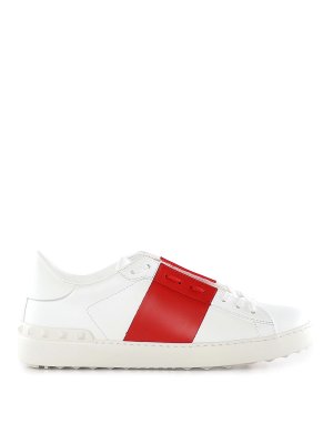 VALENTINO GARAVANI: trainers - Open-Toe Calfskin Sneaker