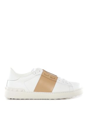 VALENTINO GARAVANI: trainers - Open-Toe Calfskin Sneaker