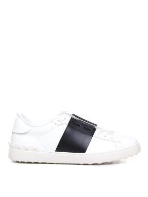 VALENTINO GARAVANI: trainers - Open-Toe Calfskin Sneaker
