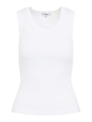 AGOLDE: Tops y camisetas sin mangas - Top - Blanco