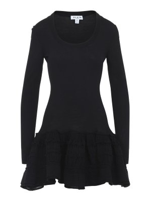 Alaïa: abiti corti - Miniabito con volant