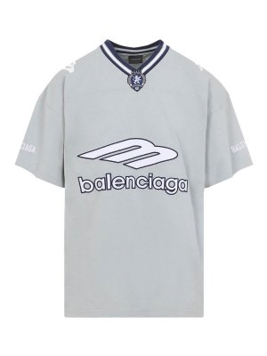 BALENCIAGA: Tシャツ - Tシャツ - グレー
