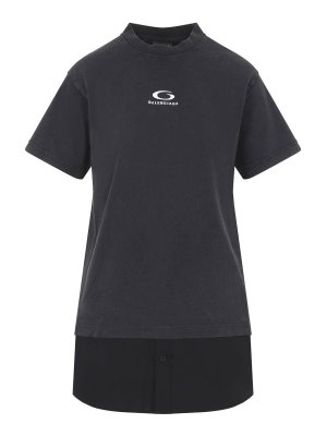 BALENCIAGA: Kurze Kleider - Kurzes Kleid - Schwarz