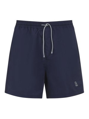 BRUNELLO CUCINELLI: Shorts de bain - Short De Bain - Bleu Foncé