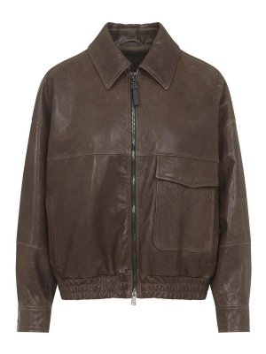 BRUNELLO CUCINELLI: Bombers - Bomber - Taupe