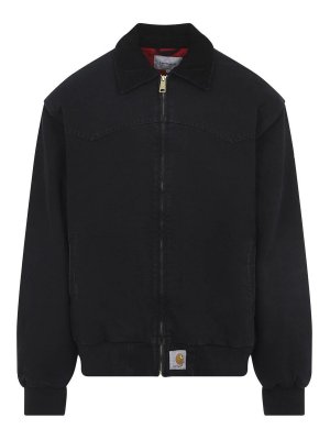 CARHARTT: カジュアルジャケット - カジュアルジャケット - 黒