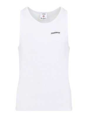 CASABLANCA: Tops & Tank tops - Ribbed Tank Top