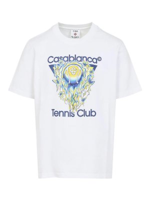 CASABLANCA: Tシャツ - Tシャツ - 白