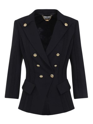 ELISABETTA FRANCHI: Casualjacken - Casualjacke - Schwarz