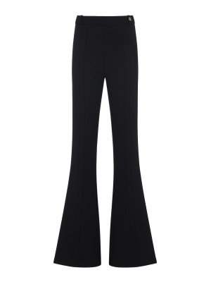 ELISABETTA FRANCHI: Jeans acampanados - Jeans Acampanados - Negro