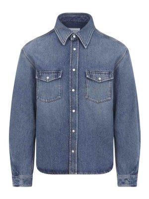 GIVENCHY: Hemden - Hemd - Jeansblau