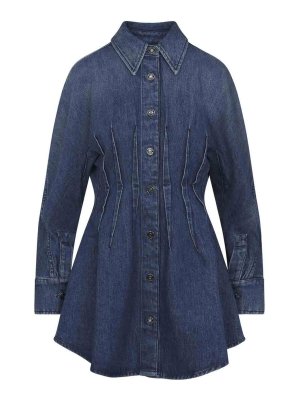 GIVENCHY: ショートドレス - ショートドレス - ミディアムウォッシュ