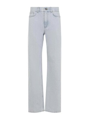 GIVENCHY: Straight Leg Jeans - Straight Leg Jeans - Hellblau