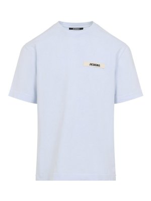 JACQUEMUS: Tシャツ - Tシャツ - ブルー