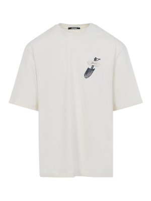 JACQUEMUS: Tシャツ - Tシャツ - 白