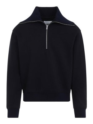 JIL SANDER: スウェット＆セーター - スウェットシャツ/セーター - ダークブルー