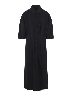 LEMAIRE: ニーレングスドレス - 膝丈ドレス - 黒