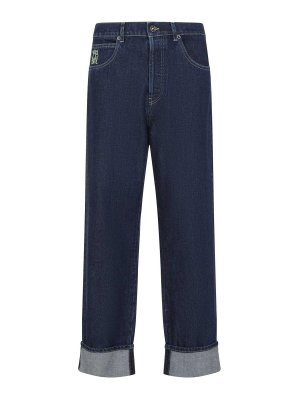Marni: Jeans à jambe droite - Jean Droit - Bleu