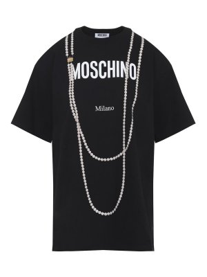 MOSCHINO: Camisetas - Camiseta - Negro