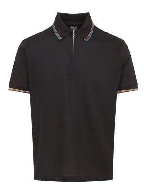 PAUL SMITH: polo shirts - Str Detail Polo Shirt