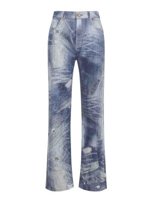 ROBERTO CAVALLI: Straight Leg Jeans - Straight Leg Jeans - Dunkelblau