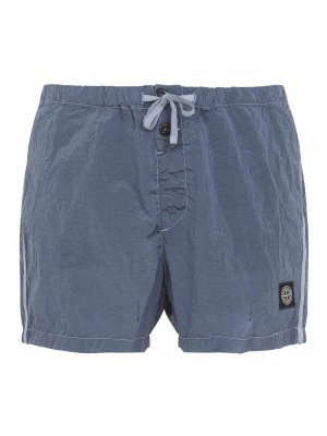 STONE ISLAND: pantaloni shorts - Pantaloncini in poliammide