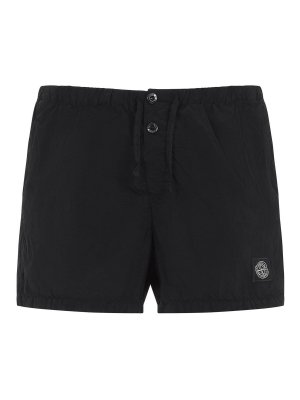 STONE ISLAND: pantaloni shorts - Pantaloncini in poliammide