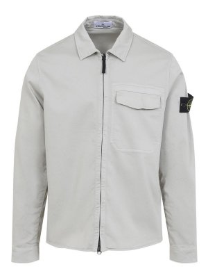 STONE ISLAND: Hemden - Hemd - Hellgrau