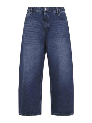 STUDIO NICHOLSON: Jeans à jambe droite - Jean Droit - Délavé