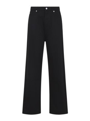 STUDIO NICHOLSON: Straight Leg Jeans - Straight Leg Jeans - Schwarz
