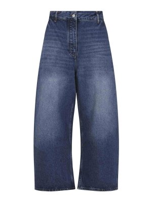 STUDIO NICHOLSON: Straight Leg Jeans - Straight Leg Jeans - Jeansblau