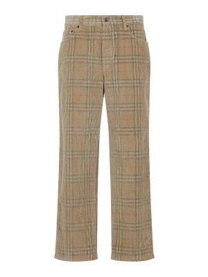 BURBERRY: カジュアルトラウザー - カジュアルパンツ - 黒