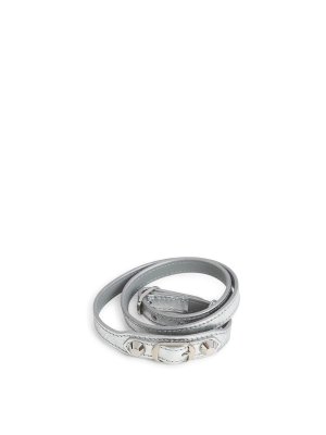 BALENCIAGA: Bracelets & Bangles - City Triple Bracelet