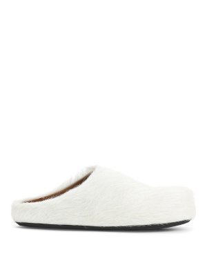 Marni: Zapatos chinelas - Chinelas - Blanco