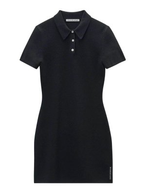 ALEXANDER WANG: Poloshirts - Poloshirt - Schwarz