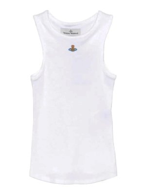 VIVIENNE WESTWOOD: Tops und Tank Tops - Top - Weiß