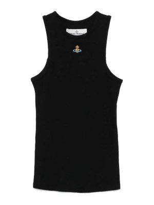 VIVIENNE WESTWOOD: Tops und Tank Tops - Top - Schwarz