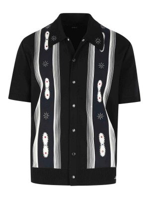 AMIRI: shirts - Black Wool Shirt