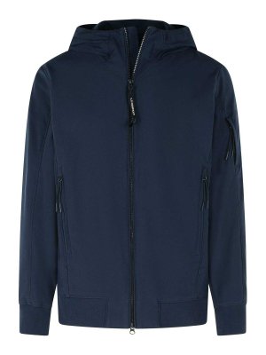 C.P. COMPANY: casual jackets - Blue Polyester Blend Jacket