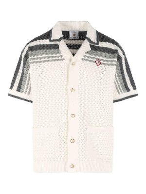 CASABLANCA: shirts - White Cotton Shirt