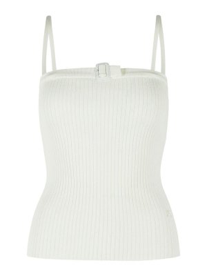 Courreges: Tops & Débardeurs - Top - Blanc